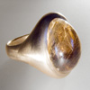 Ring, rose gold 585°, topaz 31,3 ct. Price $1540