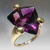 The ring. Gold, amethyst. $1500.
